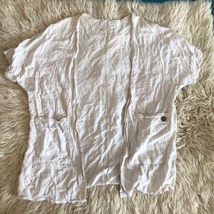 Linen Cotton Handmade Undyed Overshirt